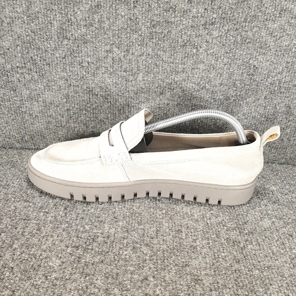Vionic Uptown Women's 11 Leather Loafers – Orthotic Arch Support VIO MOTION Gray - Picture 7 of 16